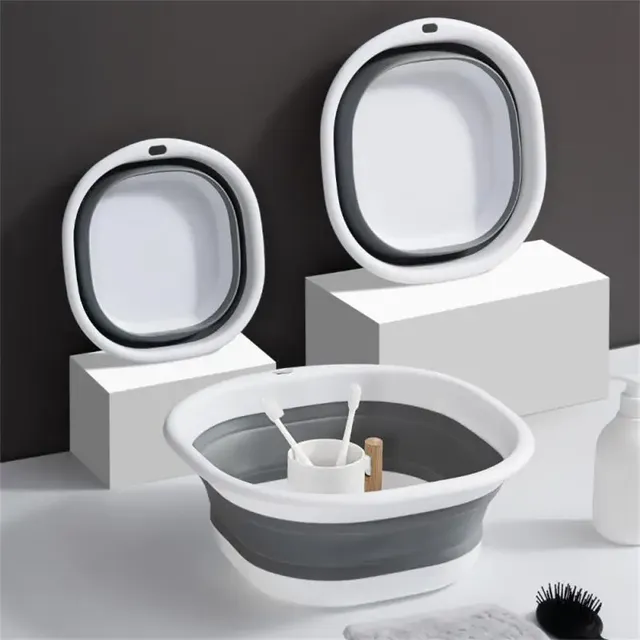 Bassine pliable silicone souple bord renforcé plastique… – vue 2