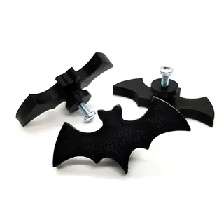 1 pièces chauve-souris armoire bouton acier tiroir main tire bouton…