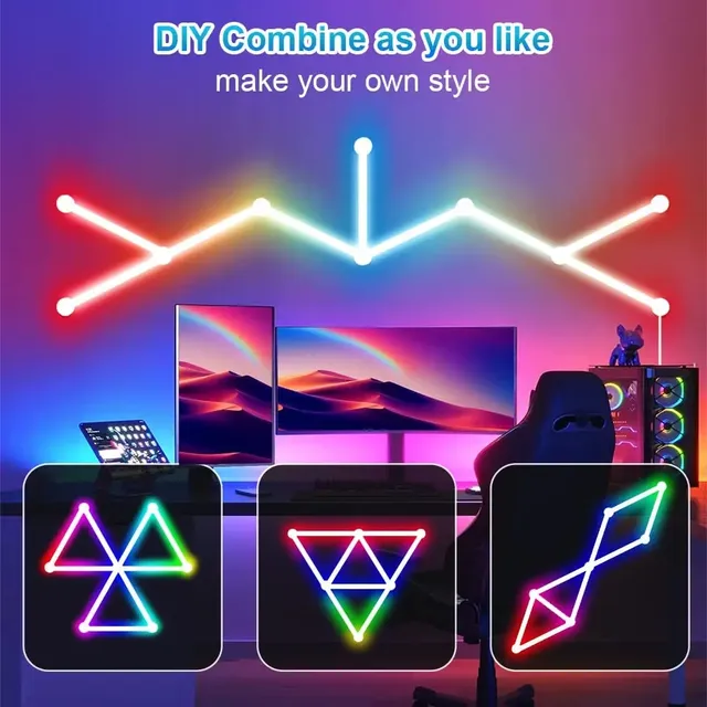 Applique Murale Intelligente LED RGBIC avec Wifi – vue 3