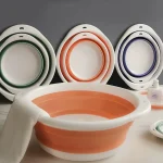 Support de Bassin en Silicone pour Enfants, Portable, Rétractable, pour Dortoir d&rsquo;Étudiant