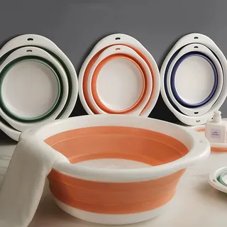 Bassine silicone pliable portable rétractable empilable compacte…