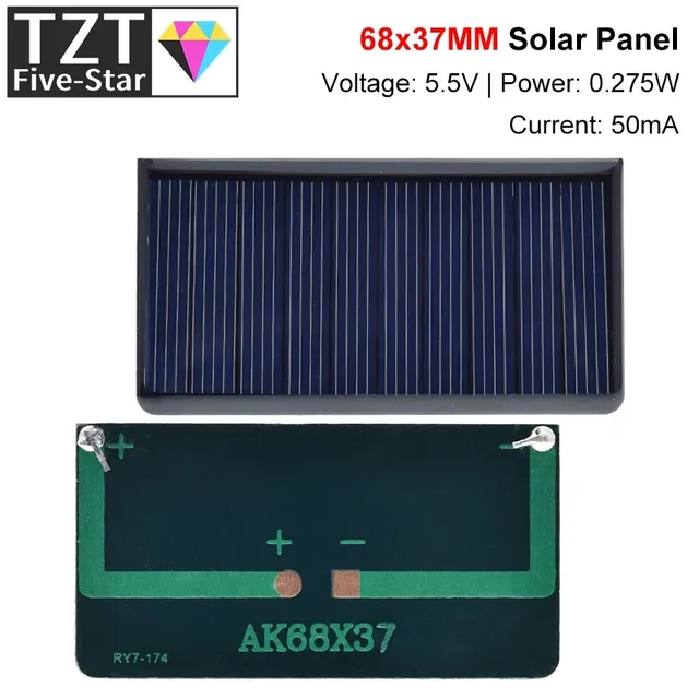 1/3 pièces 5.5V 50mA panneaux solaires polycristallin… – vue 3