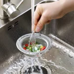 Filtre d&rsquo;évier de cuisine en acier inoxydable, 1 pièce, résidus alimentaires/collecteur de cheveux, garde le nettoyage de l&rsquo;évier