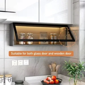 Charnière d’armoire hydraulique robuste, tampons réglables à fermeture douce, arrêt libre, quincaillerie de porte de levage dissimulée, quincaillerie de cuisine Charnière d’armoire hydraulique robuste, tampons réglables à fermeture douce, arrêt libre, quincaillerie de porte de levage dissimulée, quincaillerie de cuisine