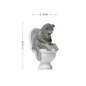 Modèle de siège de toilette de chat de dessin animé – vue 6
