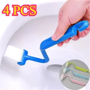 Brosse de nettoyage de toilettes multifonctionnelle en forme de S, épurateur de WC Portable, poignée de pliage latérale incurvée, poignée d’angle, brosse incurvée Brosse de nettoyage de toilettes multifonctionnelle en forme de S, épurateur de WC Portable, poignée de pliage latérale incurvée, poignée d’angle, brosse incurvée