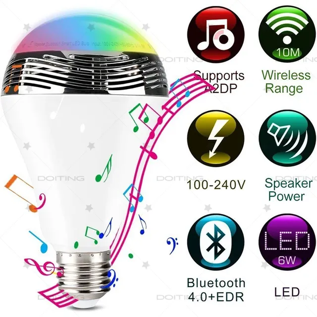 Lampe à ampoule intelligente RVB – vue 2
