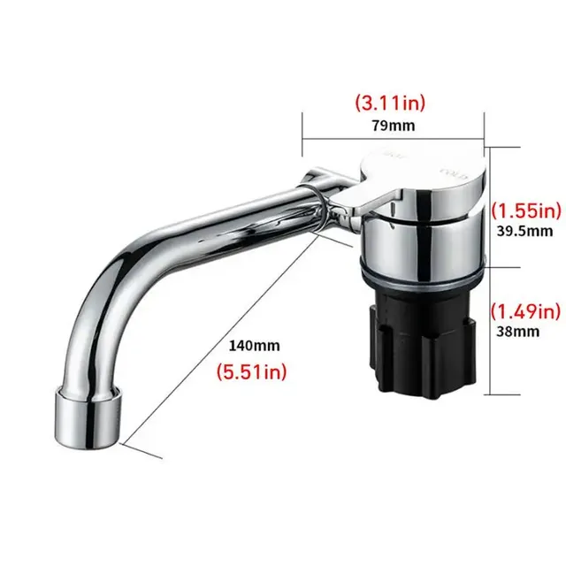 Robinet pliable pivotant orientable rotatif monocommande… – vue 6