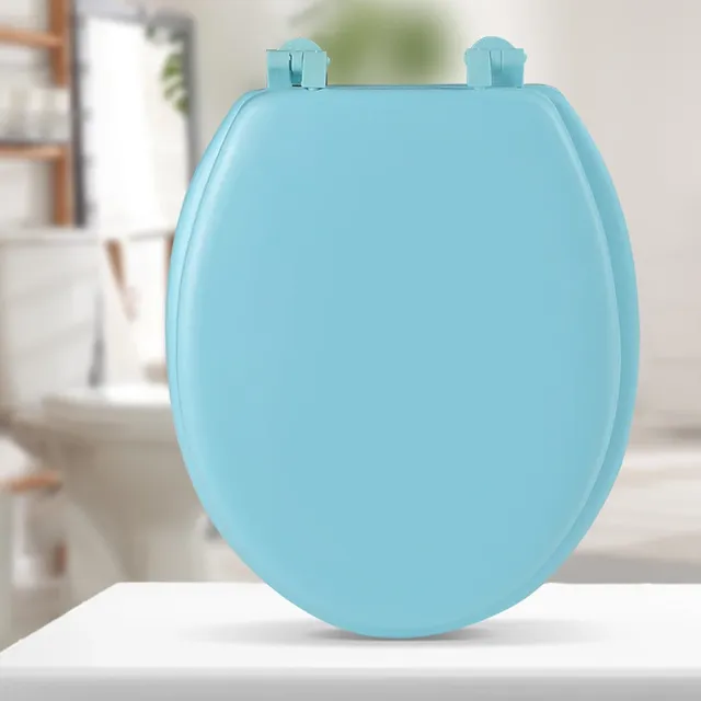 Siège de toilette rond à fermeture douce – vue 6