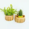 Panier de rangement de cuisine tissé à la main avec… – vue 3