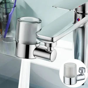 Filtre de robinet buse d&rsquo;eau anti-éclaboussures bec pivotant filtre aérateur avec bras de col de cygne Flexible remplacement pour lavabo d&rsquo;évier
