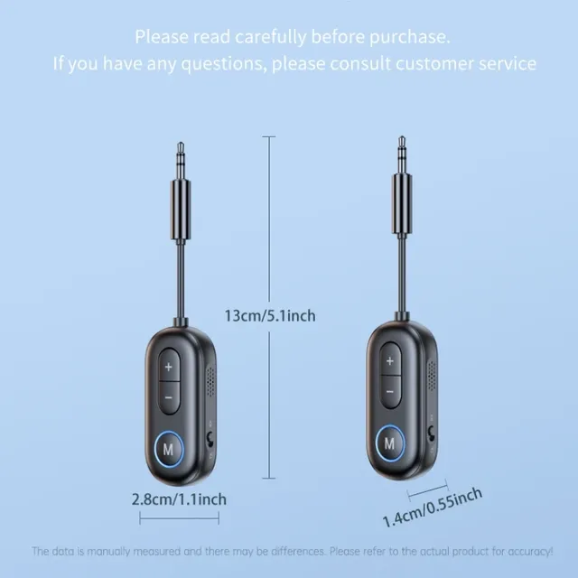 Bluetooth 5.3 récepteur Audio émetteur 3.5mm AUX Jack… – vue 6
