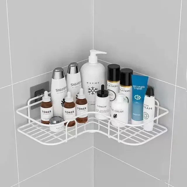 Étagères de rangement d'angle de salle de bains – vue 5