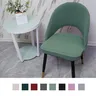 Housse chaise dossier creux incurvé jacquard polyester… – vue 2