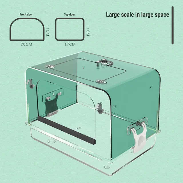 Boîte de bain d'oiseaux pour Cage – vue 3
