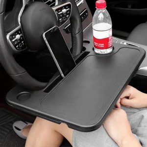 Table universelle pour voiture, volant, chariot de travail, boisson, café, plateau, ordinateur portable, support de bureau, siège, Table, accessoire de voiture