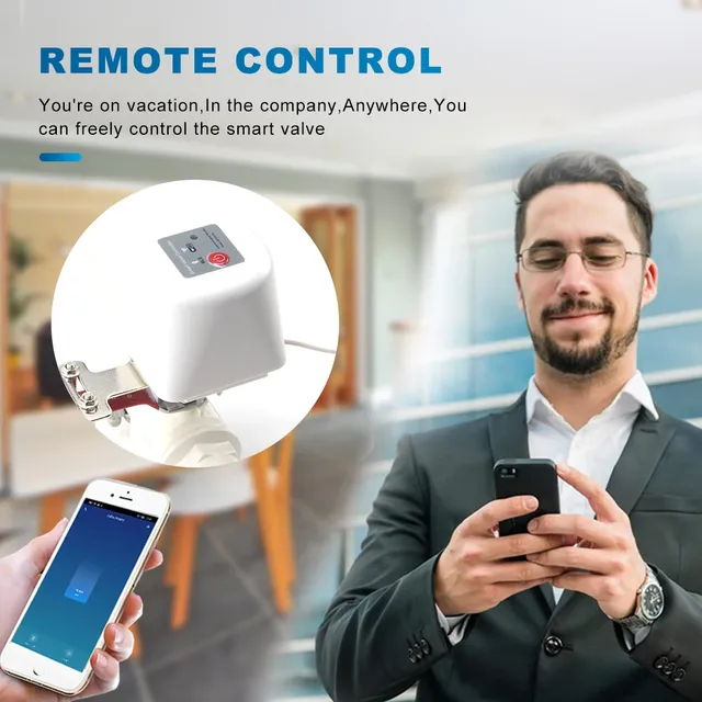 Vanne d'eau intelligente WiFi Tuya – vue 2