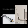 Robinet de baignoire mural en laiton gris – vue 5