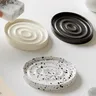 Porte-savon ovale en céramique – vue 3