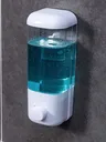 Distributeur Savon Liquide Mural Pompe Bouton Poussoir… – vue 6