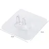 Support mural autocollant transparent crochet… – vue 6
