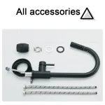 A69epull Out robinet de cuisine monté sur le pont Flexible eau chaude et froide évier de cuisine mitigeur avec buse de Modes de douche à jet