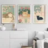 Baignoire japonaise chat paresseux bain Art affiche… – vue 4