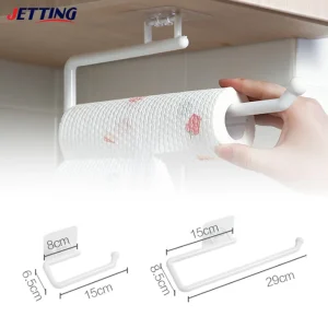 Porte-papier hygiénique avec crochet mural, porte-serviettes en papier, support de rangement à domicile, accessoires de cuisine, 1PC