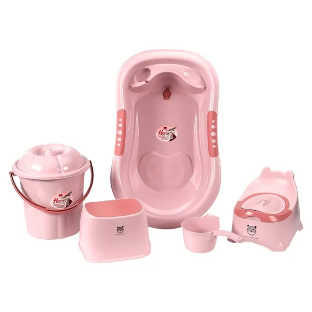 Ensemble de baignoire pour bébé avec tabouret – vue 5
