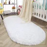 Tapis ovale pour salon tapis de canapé en fourrure tapis… – vue 5