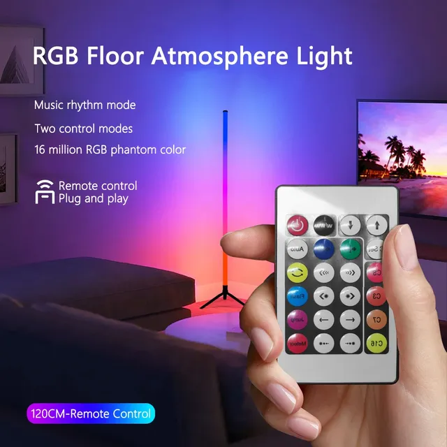 Lampadaire LED intelligent RGB – vue 4