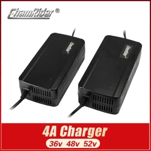 Chamrider 54.6V 4A chargeur de batterie au Lithium 48v chargeur de vélo électrique pour DC2.1 XLR RCA Li-ion chargeur de batterie de haute qualité Chamrider 54.6V 4A chargeur de batterie au Lithium 48v chargeur de vélo électrique pour DC2.1 XLR RCA Li-ion chargeur de batterie de haute qualité