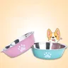 Nouveau bassin pour chien en acier inoxydable imprimé… – vue 3
