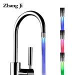 Zhangji Aérateur de robinet à LED pour salle de bain Aérateur de robinet à LED pour la cuisine Aérateur coloré 1/3/7 couleur 5 choix