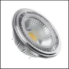Lampe LED AR111 à intensité variable, 10W GU10 G53, lampes halogènes de remplacement, 15W, ampoules LED Downlight ES111, projecteur COB 85-265V/DC12V