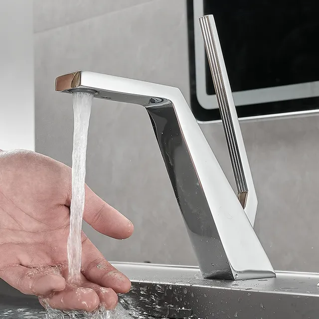 Becola robinet de lavabo noir/chromé – vue 5