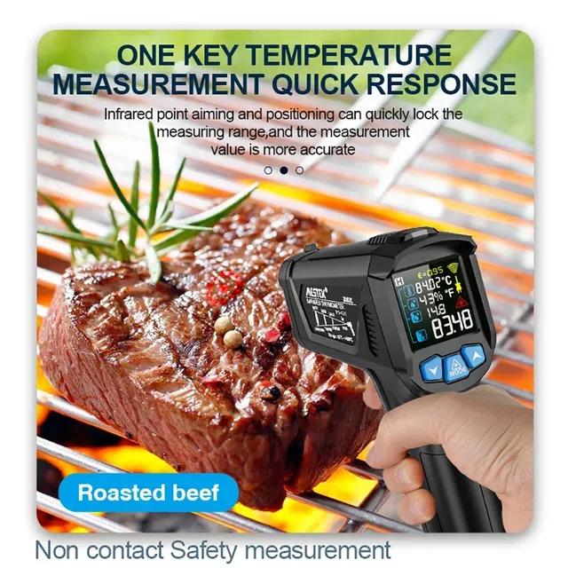 Thermomètre infrarouge numérique 600 ~ 800C – vue 6