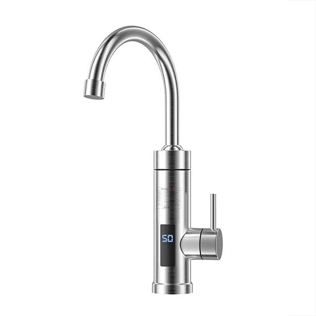 Robinet mitigeur chauffe eau instantané inox brossé col… – vue 7