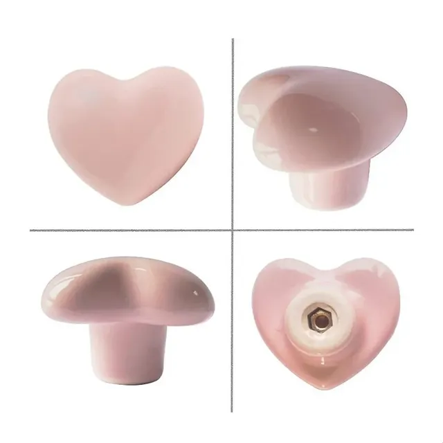 Poignées de meubles rose pour enfants – vue 2