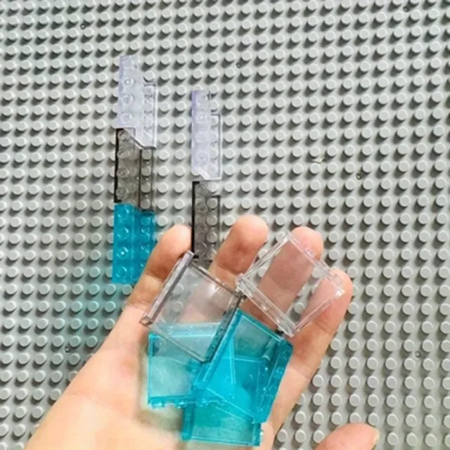 10 pièces panneau Transparent 1x4x3 points fenêtre mur… – vue 5