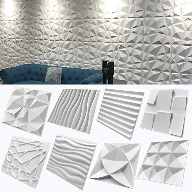 Panneau mural décoratif 3D 30cm