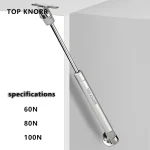 Charnière d&rsquo;armoire à ressort à gaz, 4 paquets, 6kg, 8kg, 10kg, noyau en cuivre, Support de levage de porte, quincaillerie hydraulique pour porte de placard de cuisine