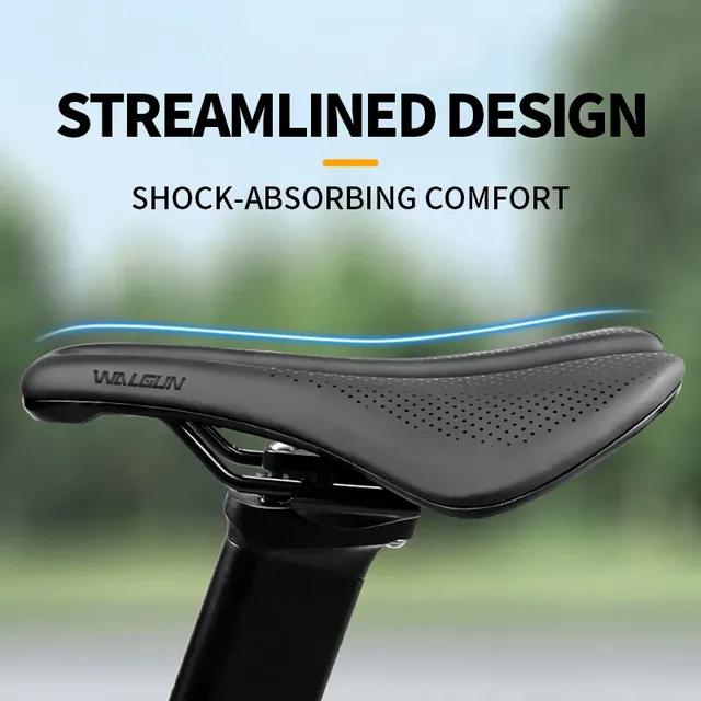 Walgun selle de vélo creuse PU imperméable aérodynamique… – vue 6