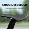 Walgun selle de vélo creuse PU imperméable aérodynamique… – vue 6