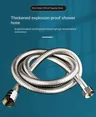 Tuyau de douche Flexible noir/argent de 1.5M – vue 3