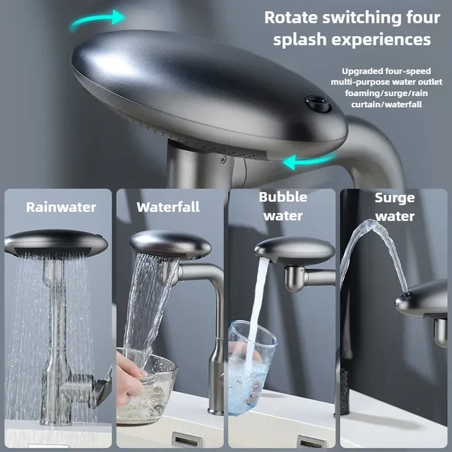 Robinet de lavabo cascade multifonctionnel – vue 5