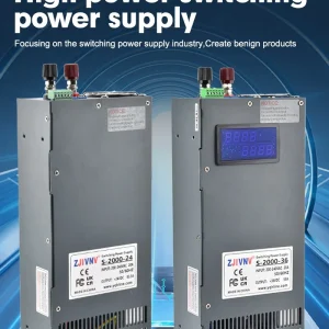Alimentation de commutation 1000W 1200W 1500W 2000W, 0-12V 15V 24V 27V 36V 48V 60V 72V 110V 220v 300V réglable CC CV psu smps