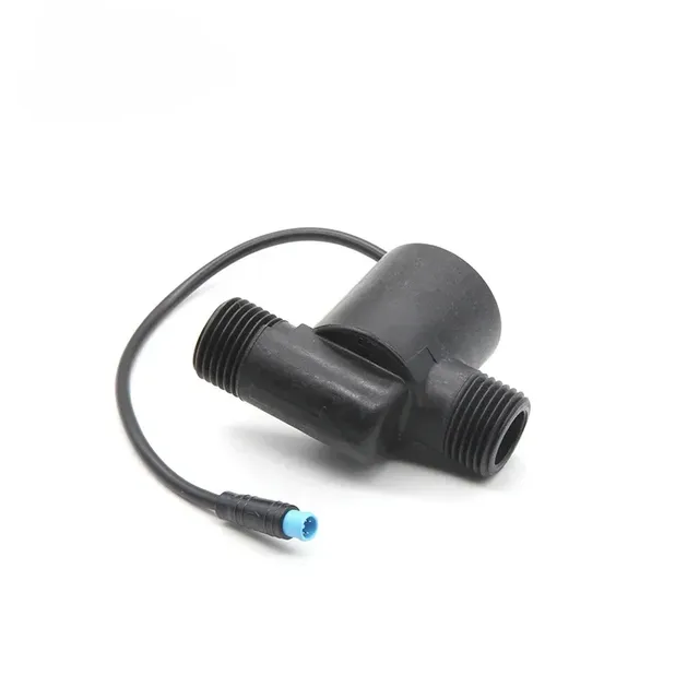 Capteur débit eau ligne plastique noir corps T raccords…