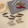 Pince cheveux ovale feuille saule alliage acétate… – vue 4