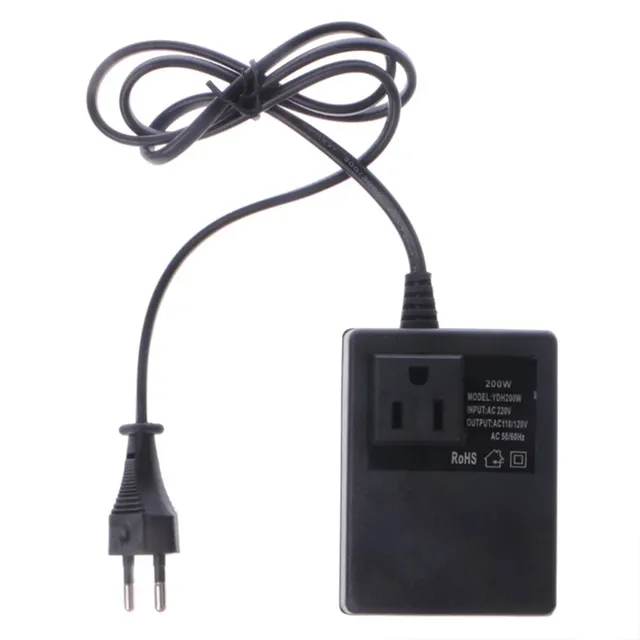 Adaptateur prise UE 200W 220V 110V convertisseur tension… – vue 6